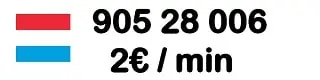 Tel rose Luxembourg dial privé